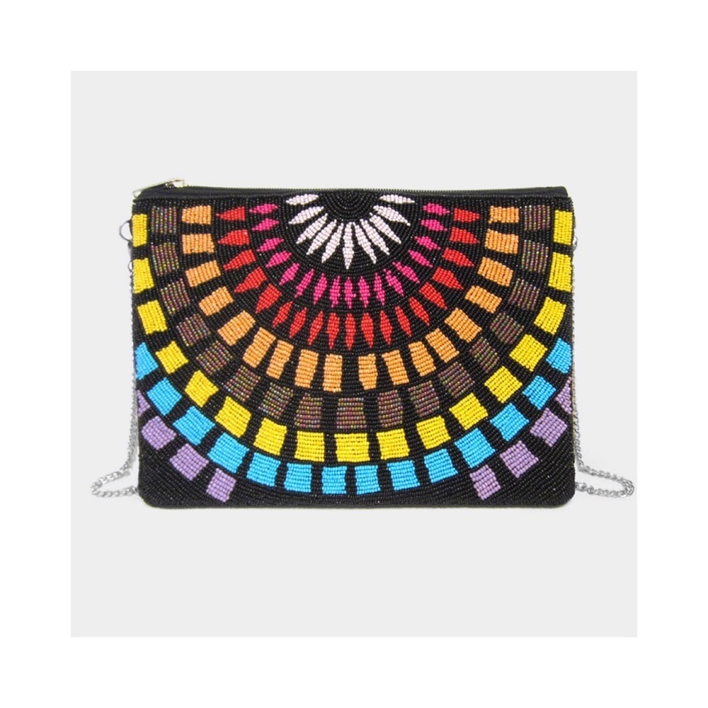 Beaded crossbody purse
